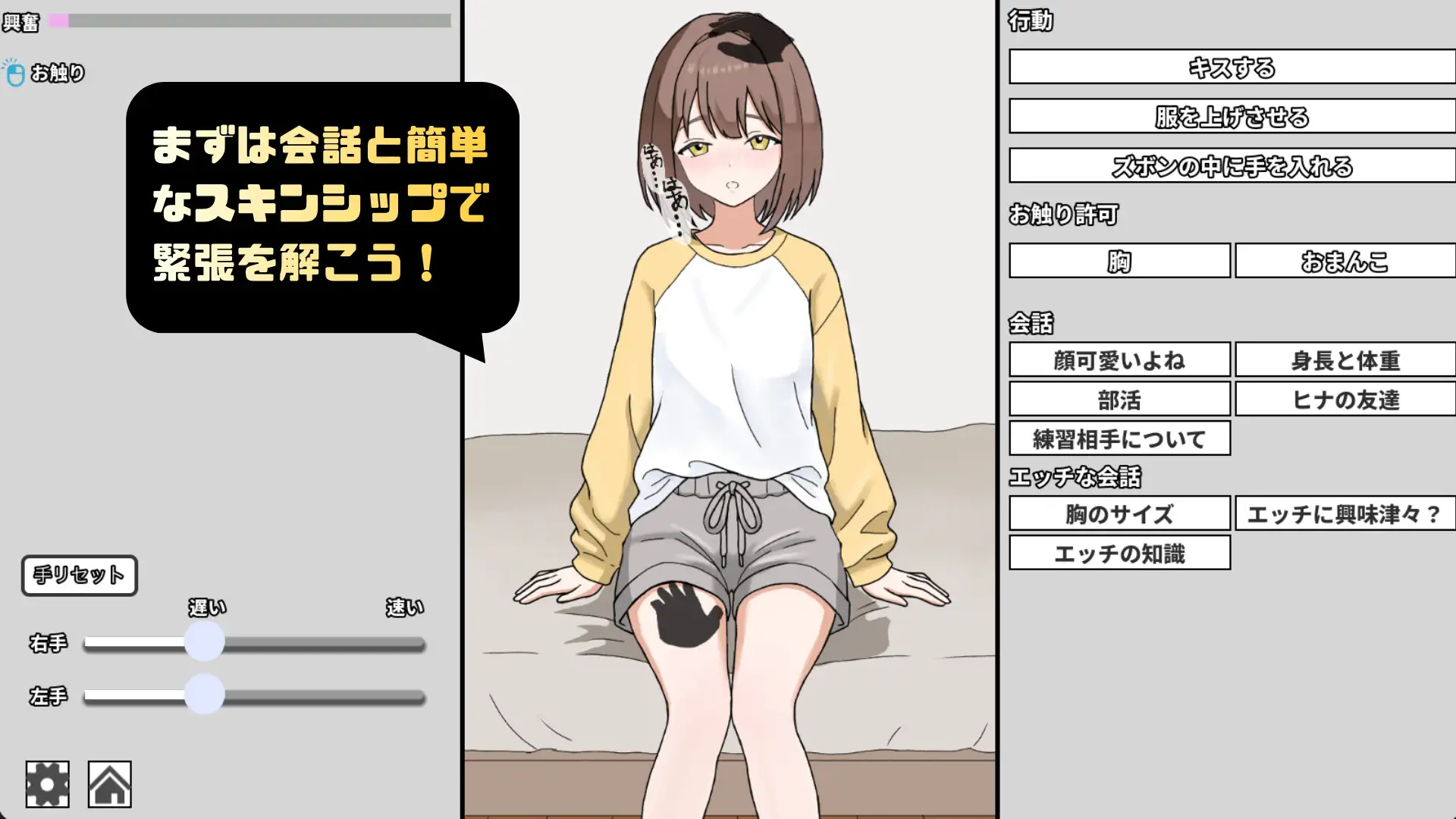 新作[互动日式SLG/触摸/抚摸] 妹妹的初次克服课程！ 妹のハジメテ克服レッスン！ 生肉版+自带全回想 [160M]
