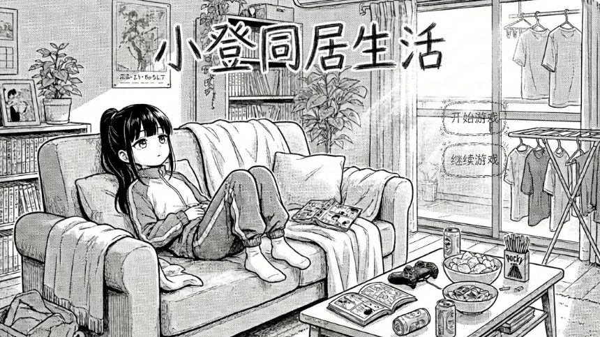 【PC/官中/互动/养成/SLG游戏/620M】 小登同居生活 Ver0.4 官中版+养成SLG游戏+620M