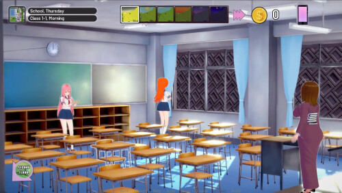 更新【日系SLG/后宫/动态】荡妇学校 Waifu Slut School v0.5.5【PC+安卓7.9G】